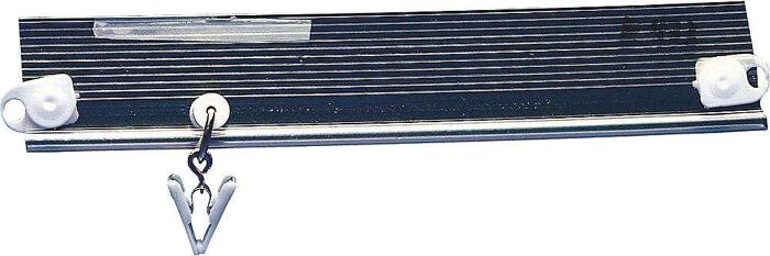 Gardinenröllchen mit Klammern, 6 Stück