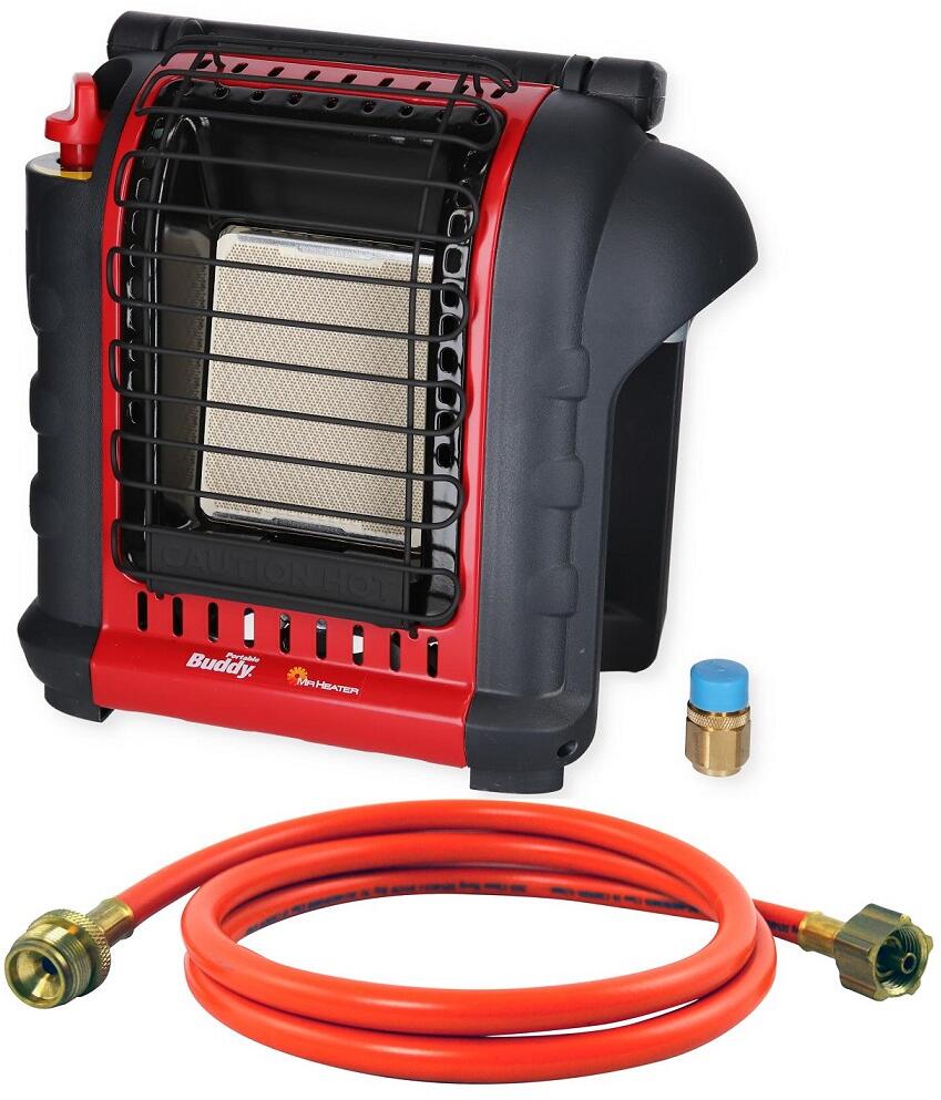 Mr. Heater Portable Buddy Gasheizstrahler inkl. Gasschlauch - Camping Wagner Edition