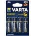 Varta Energy Alkaline Batterien, AA, 4er-Pack