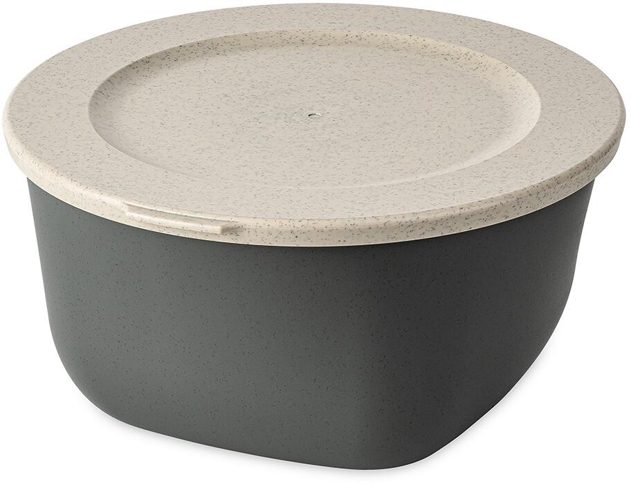 Koziol Connect Box mit Deckel, 2l, nature ash grey