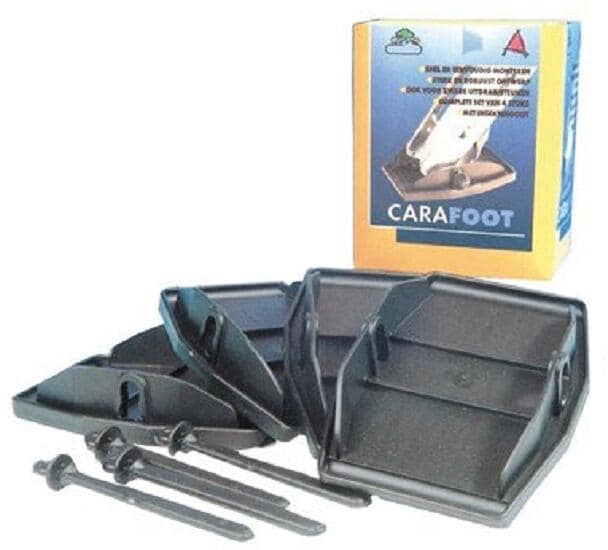 HABA Carafoot Stützplatten für Kurbelstützen, 4er-Set