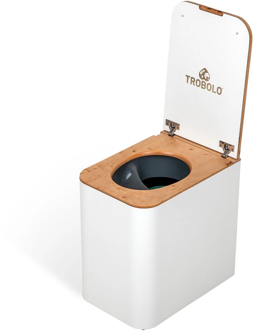 TROBOLO SilvaBlœm Trenntoilette, Weiß