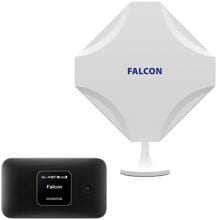 Falcon DIY 5G LTE Fensterantenne, inkl. mobilem 4G Router, 450Mbit