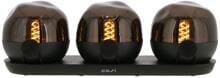 Cosisfera LED Akkulampe mit Ladestation, 3er-Set, schwarz
