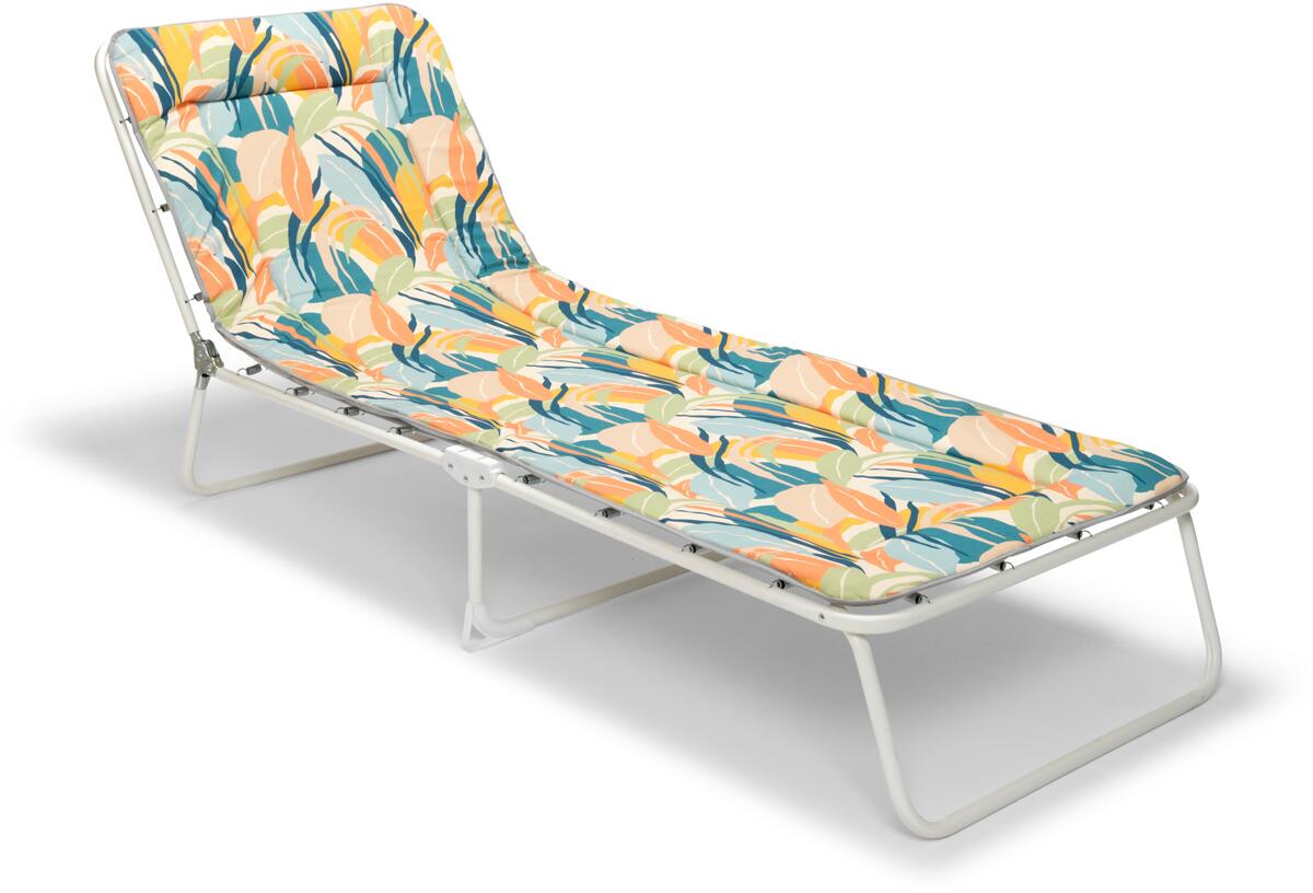 barths Chiemsee Sonnenliege, 60x180x23cm, Tropisch