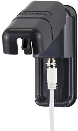 Maxview Außensteckdose für Sat-Anlagen, F-Anschluss, anthrazit