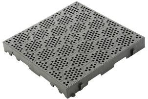Brunner Kunststoff-Rost Deck-Fit, grau