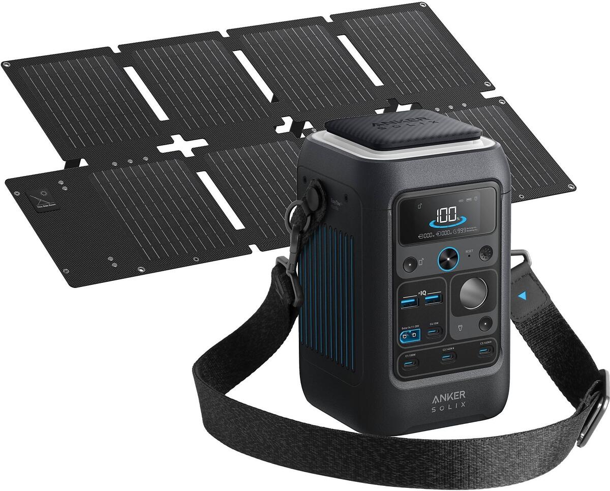 Anker SOLIX C300X DC-PS60 288Wh DC Powerstation + 60W Solarpanel