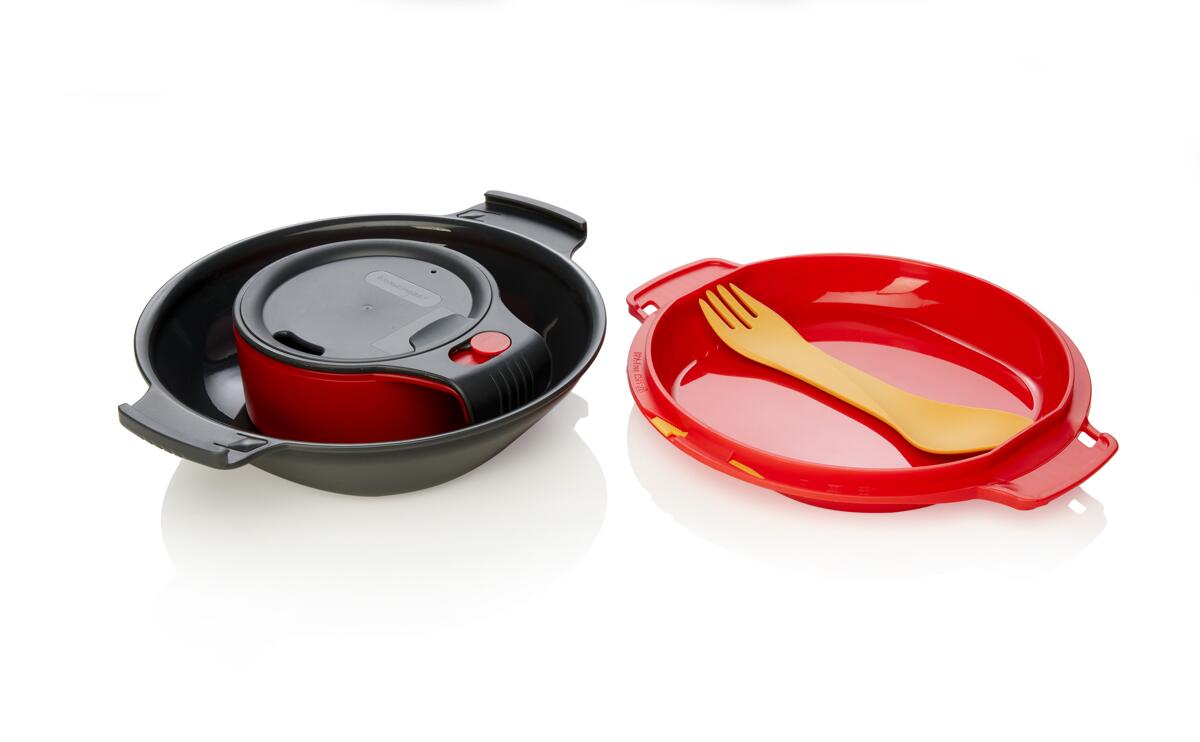 Humangear GoKit Lunchbox, Deluxe, schwarz/rot