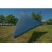 Bent Zip Protect Canvas Single verbindbares Sonnensegel, 250x250cm, dunkelblau
