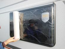Hindermann H-466 Fensterschutzfolie transparent, 30m