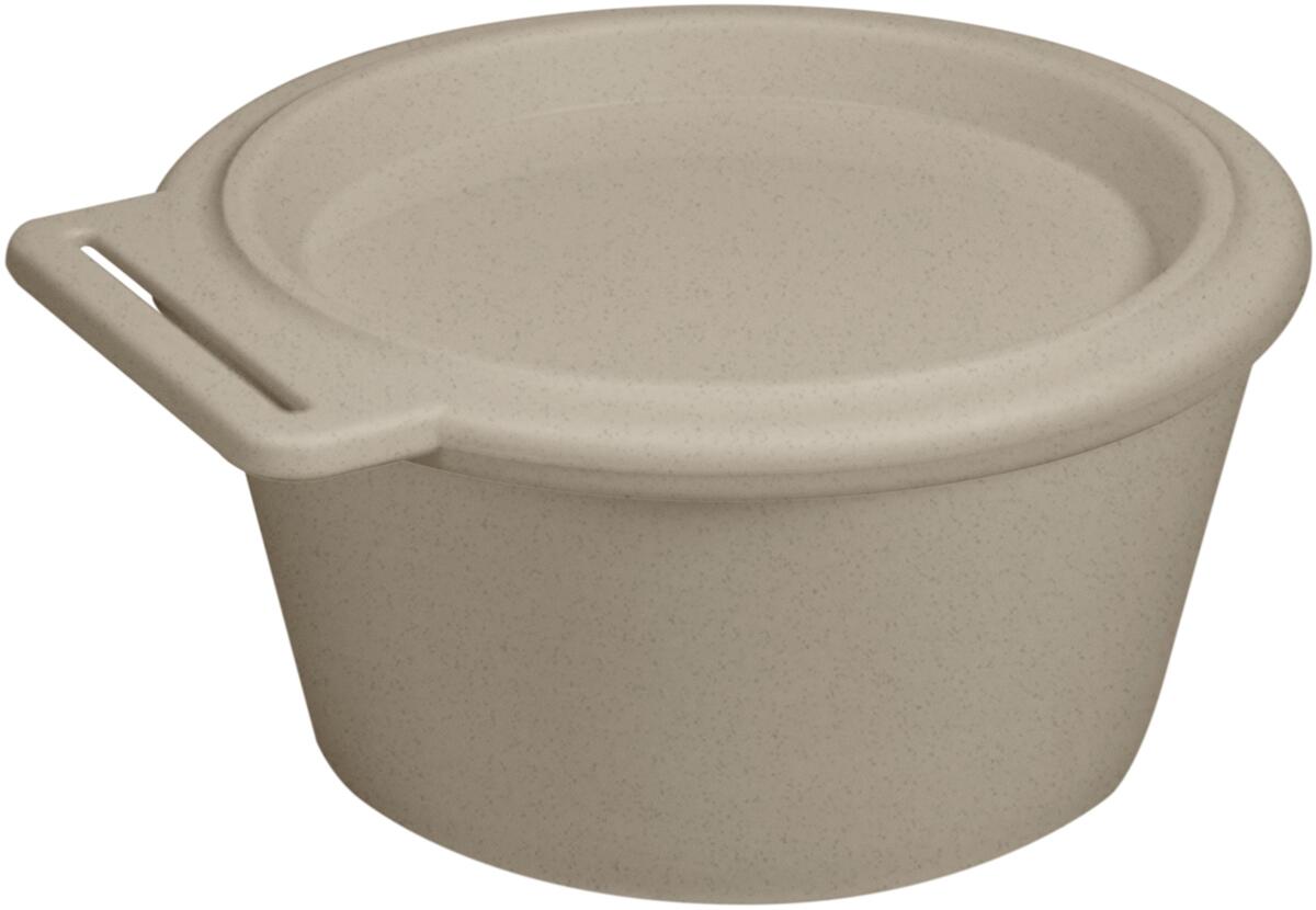 Koziol Move Schale mit Deckel, 250ml, nature desert sand