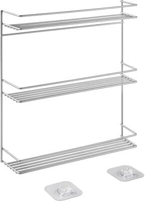 Metaltex Gewürzregal mit U-Fix, 3 Etagen