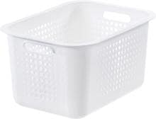 SmartStore Basket 20 Recycled Aufbewahrungskorb, weiß, 13 L
