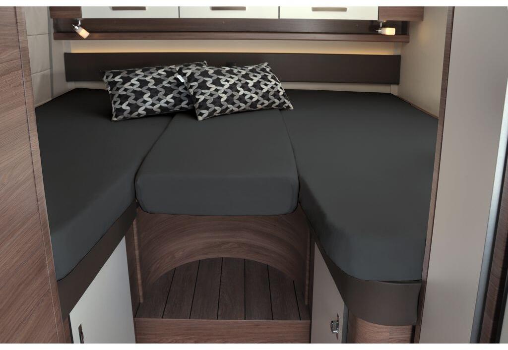 Spannbettlaken-Set für Heckbetten, 3-teilig, titanium