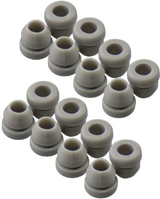 Dometic Kunststoffbuchsen für Gitterroste, grau, 16er-Pack