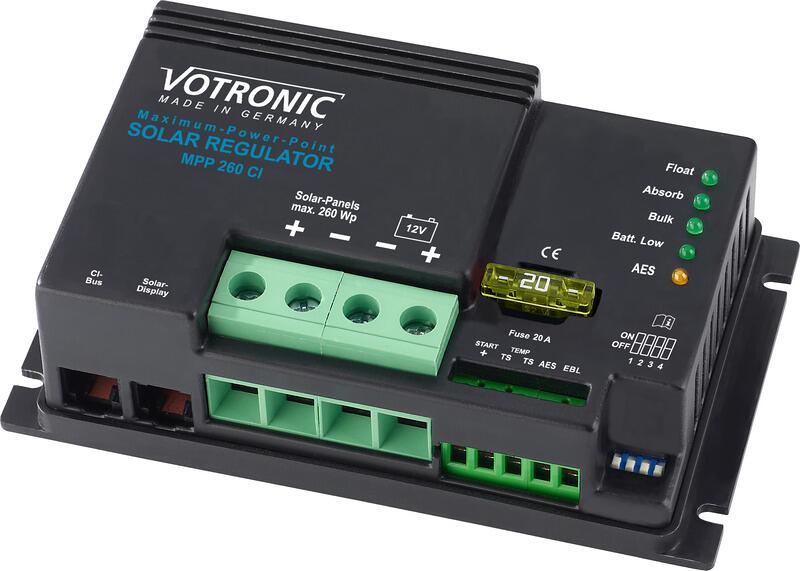 Votronic MPP260 CI Digital Solarregler, 12V