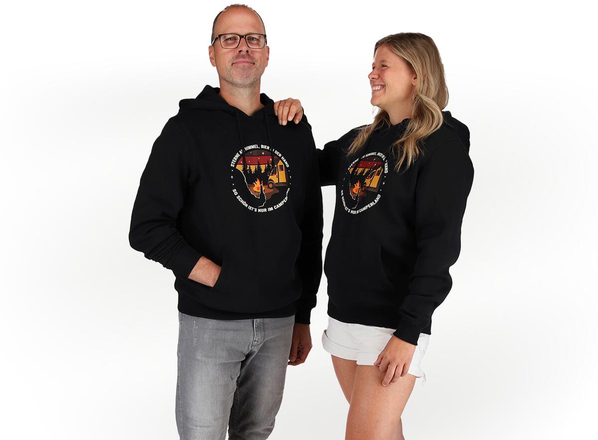 Camping Wagner Hoodie "Platzhirsch Edition",Gr. XXL