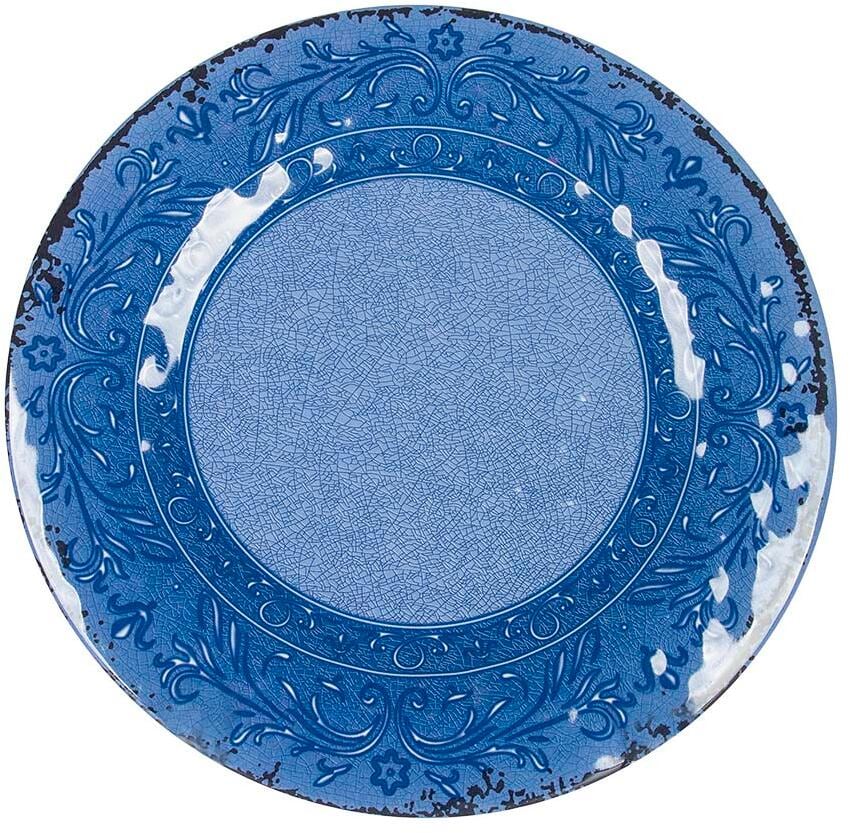 Gimex Stone Line Essteller, Ø27cm, azur