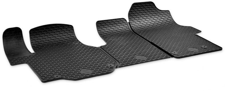 Carbest Fahrerhaus-Gummimatte für VW Crafter/MAN TGE ab Bj. 2018, dreiteilig