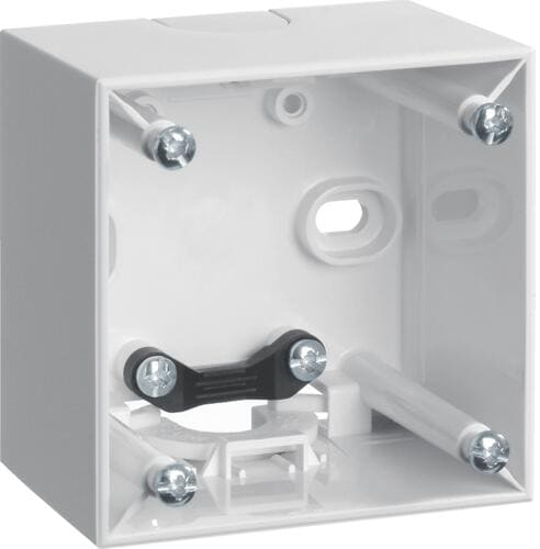 Berker Integro Flow/Pure Aufbaugehäuse, hoch, polarweiß