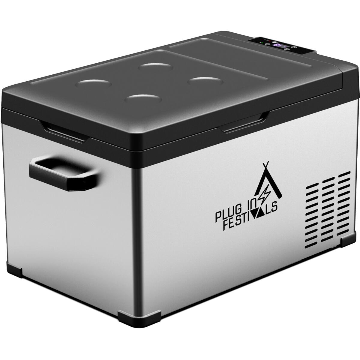Die Kompressor Kühlbox (IceCube) von Plug In Festivals im Test