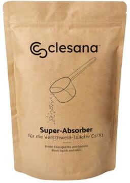 Clesana Super Absorber 1kg für C1/X1 Toilette