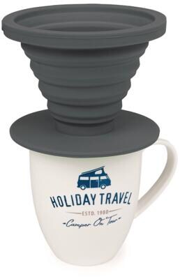 Camp4 Silikon-Kaffeefilter, dunkelgrau