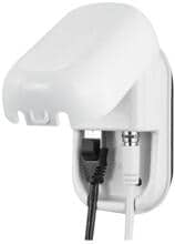 Maxview Sat-Außensteckdose Twin, F- / RJ45, weiß