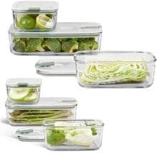 Mepal EasyClip Glas-Frischhaltedosen-Set