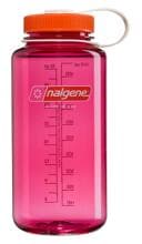 Nalgene WH Sustain Trinkflasche, 1L, fuchsia purple with flame
