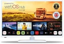 Cello 32″ Camping TV Smart WebOS 12V LED‑Fernseher mit Triple‑Tuner & WLAN, weiß