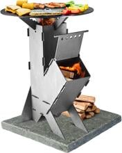 GRAFT Raketenofen mit Grillplatte