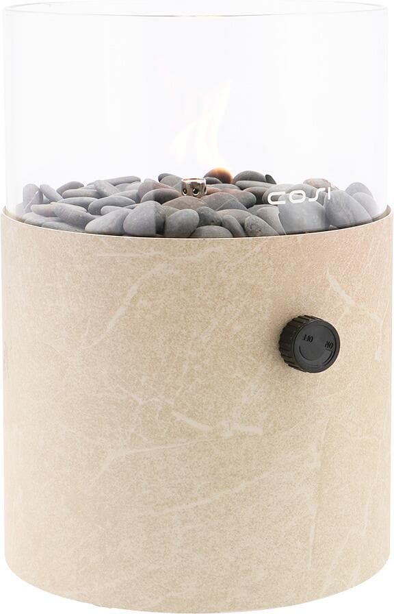 Cosi Cosiscoop XL Gaslaterne Ø20,5x30cm, Mamorstein