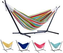 Vivere Polyester Hängematte mit Stahlständer, double