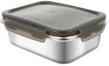 Metaltex Frischhaltedose 1,3 L Inox PP-Deckel