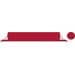 Bent Zip XL Lounger verbindbare Kissenrolle, 30x175cm, rot
