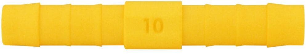 Lilie Gerader Verbinder, gelb, ø12 mm, 5er-Pack