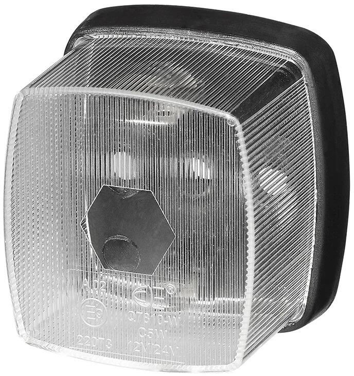 Pro Plus Positionsleuchte ohne Glühbirne, 65x60mm, weiß