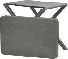 Westfield Dynamic & Top Campinghocker mit Tischplatte, Sunbrella Grey