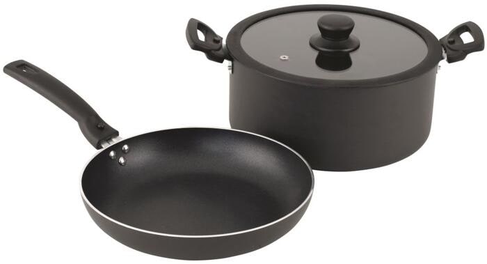 Outwell Culinary Kochtopfset, Aluminium, schwarz, L
