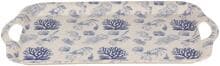 ALPINA Serviertablett, 46x32,5cm, mit Griffen, blau