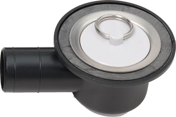 Reich Ablaufgarnitur, Typ H, für Rohrsystem 28mm, abgewinkelt, 39mm