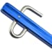 BasicNature Zelthering Steady, 30 cm, 4er-Pack, blau