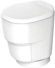 Clesana C1 Toilette mit Rund-Sockel, weiß