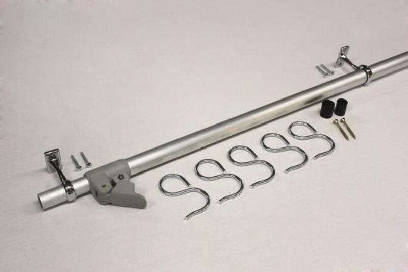 Kleiderstange für die Heckgarage, 115-220cm