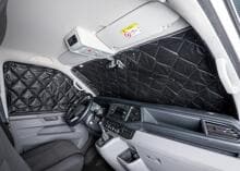 Carbest Blackline Isoflex Thermomatte für Ford Tourneo Custom ab 10/2023, 4-teilig, Wohnraum, langer Radstand