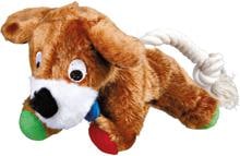 Jollypaw Hund mit Tau, Plüsch, mit Sound, 17cm