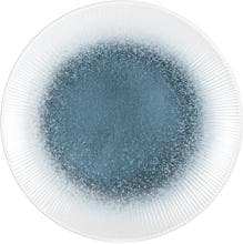Brunner Meteore Azur Essteller,  Ø 25cm, grau/weiß
