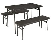 Outwell Pemberton Picknick-Set, faltbar, schwarz